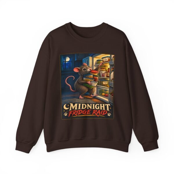 Sweatshirt — “Midnight Fridge Raid” Rat Graphic Crewneck