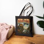 Birdwatching Tote Bag – "The Sighting Wasn't In the Guide" Vintage Nature Canvas Tote