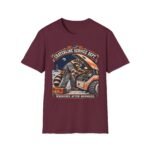 Craterline Service Dept. T-Shirt — Vintage Space Raccoon Mechanic Tee