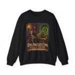Dungeon Help Desk Crewneck Sweatshirt — RPG Gamer Cozy Pullover
