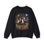 Graveyard Shift Besties Crewneck Sweatshirt — Cute Goth Friendship Graphic