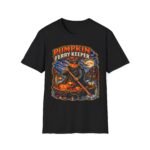 Pumpkin Ferry Keeper T-Shirt — Halloween Jack-O’-Lantern Graphic Tee