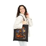 Tote Bag — 'Pumpkin Ferry Keeper' Halloween Pumpkin Boat Illustration
