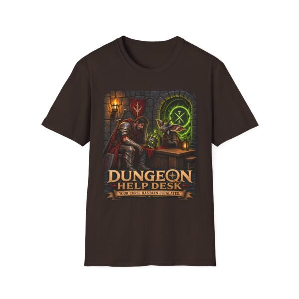 Dungeon Help Desk T-Shirt — Fantasy RPG Gaming Tee