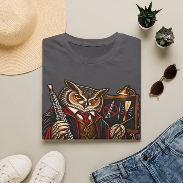 Owl Conductor T-Shirt — “Oboes Not Clarinets” Vintage Musician Tee