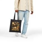 Tote Bag — 'Fridge Archaeologist' Raccoon Vintage Grocery Canvas Tote