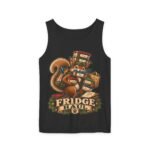 Squirrel Stacking Fridge Haul Tank Top | Vintage Foodie Illustration