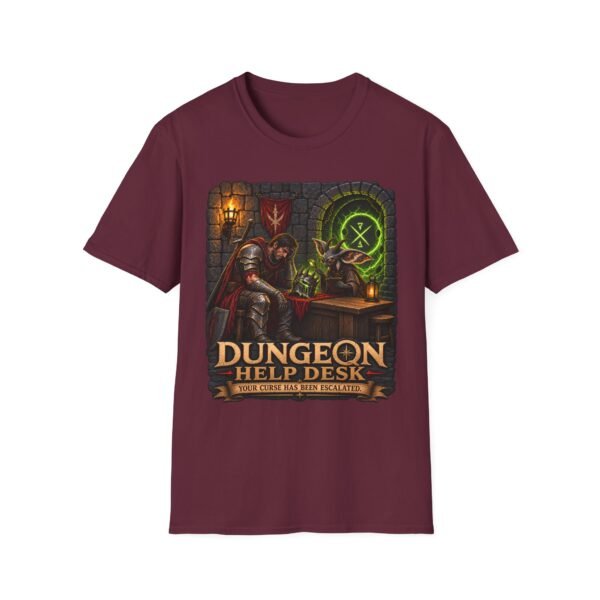 Dungeon Help Desk T-Shirt — Fantasy RPG Gaming Tee