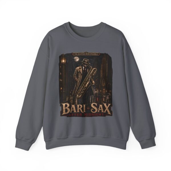 Bari-Sax Vintage Jazz Crewneck Sweatshirt
