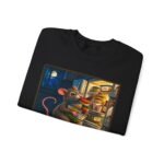 Sweatshirt — “Midnight Fridge Raid” Rat Graphic Crewneck