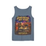 Interplanetary Pit Stop Tank Top — Retro Space Road Trip Graphic