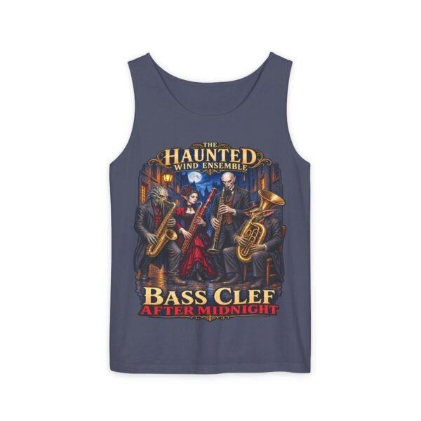 Haunted Wind Ensemble "Bass Clef After Midnight" Tank Top