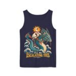 Escalating This Dragon Tank — Funny Sea-Dragon & Rooster Graphic Tank