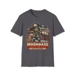 Moonbase Sanitation Crew T-Shirt — Retro Space Possum Graphic Tee