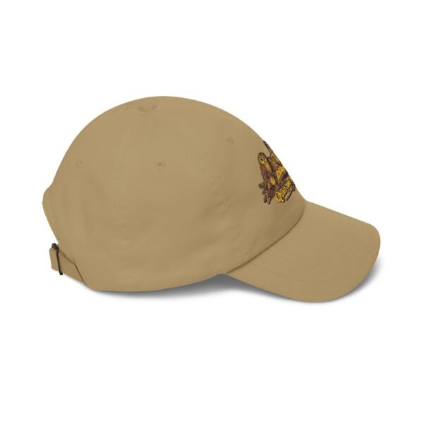 Dad Cap — “Quiet Paws, Open Pages” Cat & Owl Reading Embroidered Hat