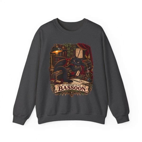 Bassoon Lover Sweatshirt — "My Familiar Plays the Bassoon" Vintage Orchestra Crewneck