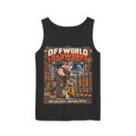 Offworld Loadworks sci-fi warehouse Mountain Goat Worker illustration Tank Top | space cargo loading