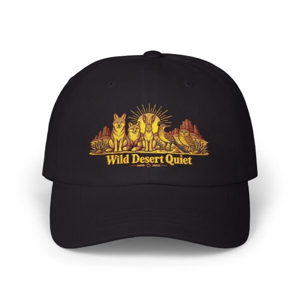 Dad Cap — Wild Desert Quiet Embroidered Coyote Hat