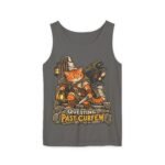 Questing Past Curfew Tank Top — Retro RPG Cat & Crow Fantasy