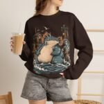 Sea Monster Harbor Beast Crewneck Sweatshirt