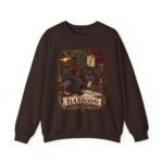Bassoon Lover Sweatshirt — "My Familiar Plays the Bassoon" Vintage Orchestra Crewneck