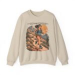 Trail Runner Crewneck Sweatshirt — Desert Hiking Graphic (Run to the Sunrise)