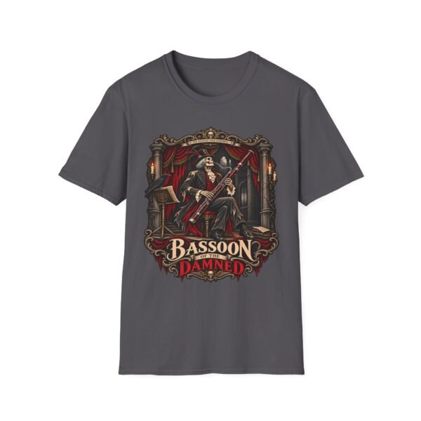 Bassoon Damned T-Shirt — Gothic Skeleton Musician Graphic Tee