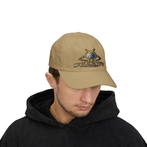 Mercury Retrograde Dept. Vintage Astrology Embroidered Dad Cap