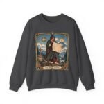 Crewneck Sweatshirt — "The Route Keeper" Vintage Map Navigator Graphic