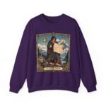 Crewneck Sweatshirt — "The Route Keeper" Vintage Map Navigator Graphic