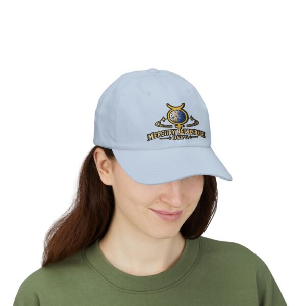 Mercury Retrograde Dept. Vintage Astrology Embroidered Dad Cap