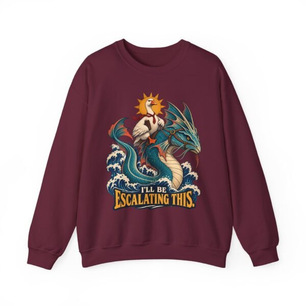 I'll Be Escalating This Sweatshirt — Dragon & Pelican Adventure Graphic Crewneck