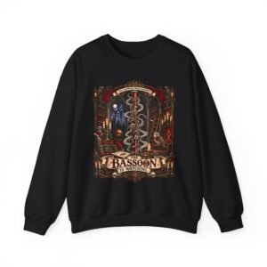 Bassoon Lover Crewneck Sweatshirt — "The Bassoon Is Watching" Orchestra Musician Gift