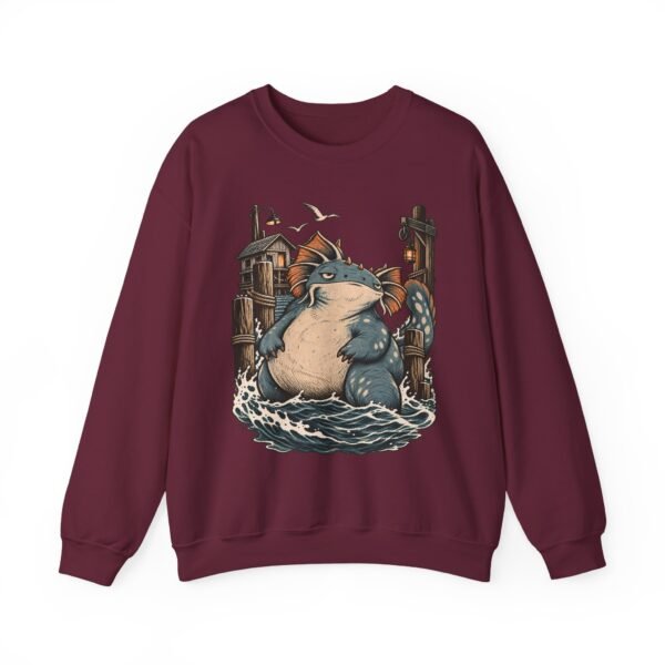Sea Monster Harbor Beast Crewneck Sweatshirt