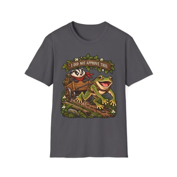 I Did Not Approve This Frog & Badger T-Shirt — Funny Woodland Adventure Tee