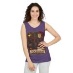 Bassoon Player Tank Top — "My Familiar Plays Bassoon" Vintage Musician Graphic