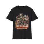 Moonbase Sanitation Crew T-Shirt — Retro Space Possum Graphic Tee