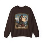 Crewneck Sweatshirt — "The Route Keeper" Vintage Map Navigator Graphic