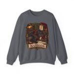Bassoon Lover Sweatshirt — "My Familiar Plays the Bassoon" Vintage Orchestra Crewneck
