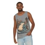 Sea Monster Tank Top — Cute Chubby Kraken Beach Illustration