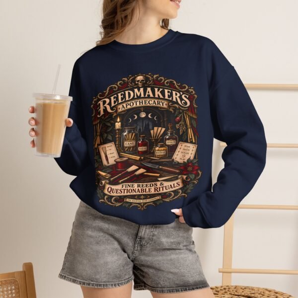 Sweatshirt — Reekmakers Apothecary Vintage Witchy Design: "Questionable Rituals" Crewneck