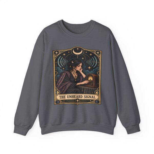 Mystic Radio Tarot Sweatshirt — "The Unheard Signal" Crewneck