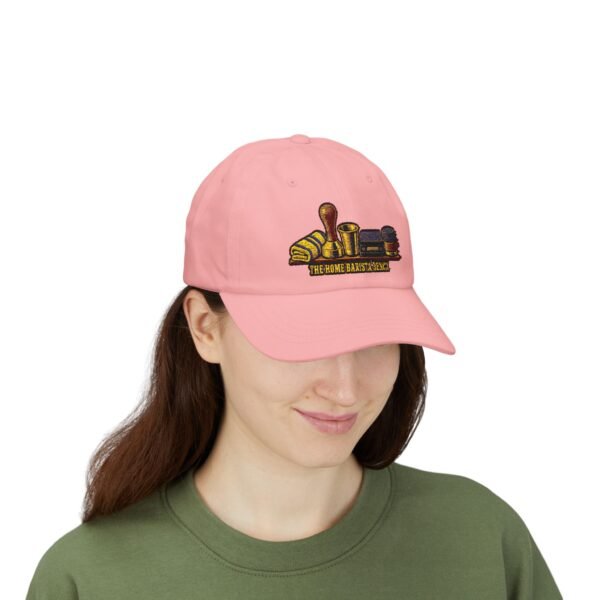 Barista Tools Dad Cap — "The Home Barista Bench" Embroidered Coffee Hat