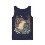 Sea Monster Tank Top — Cute Chubby Kraken Beach Illustration