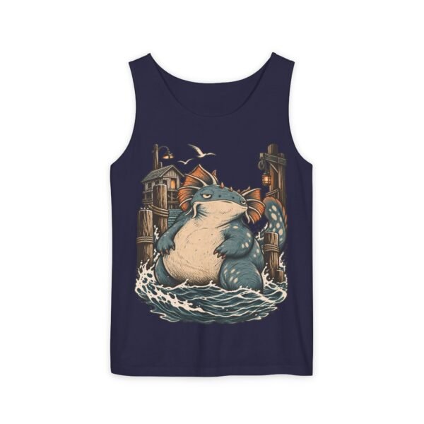 Sea Monster Tank Top — Cute Chubby Kraken Beach Illustration