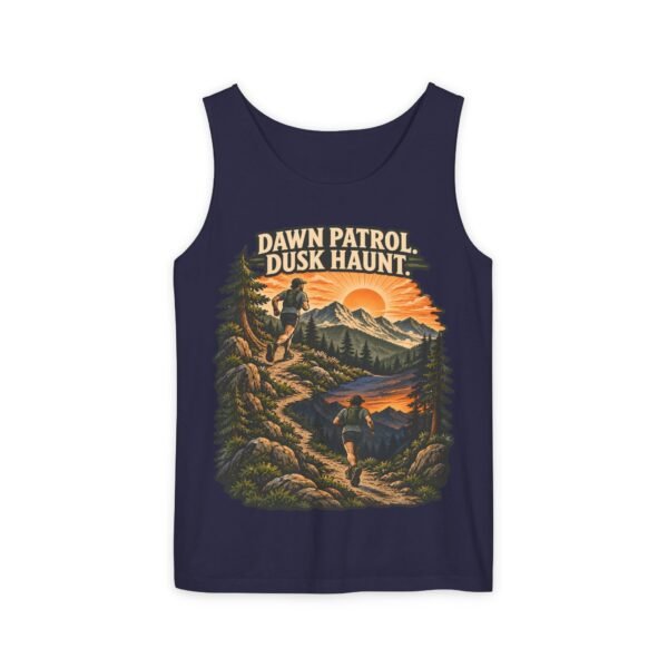 Dawn Patrol Dusk Haunt Tank Top — Vintage Mountain Hiking Graphic