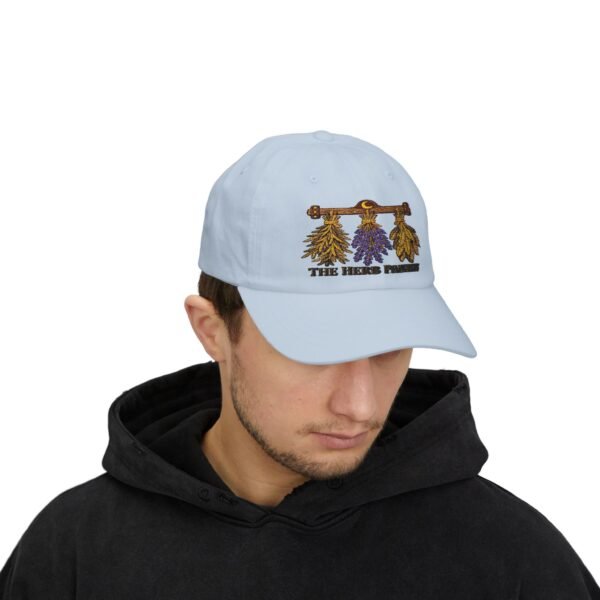 Herb Pantry Dad Cap — Embroidered Lavender, Sage & Bay Hat