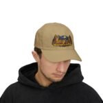 Moonlight in the Pines Dad Cap — Vintage Wilderness Embroidered Hat