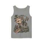 Adventure Tank Top – “Not Lost, Just Taking the Scenic Route” Moose & Hiker Design