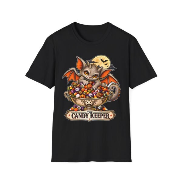 Candy Keeper Bat T-Shirt — Cute Halloween Candy Bowl Tee